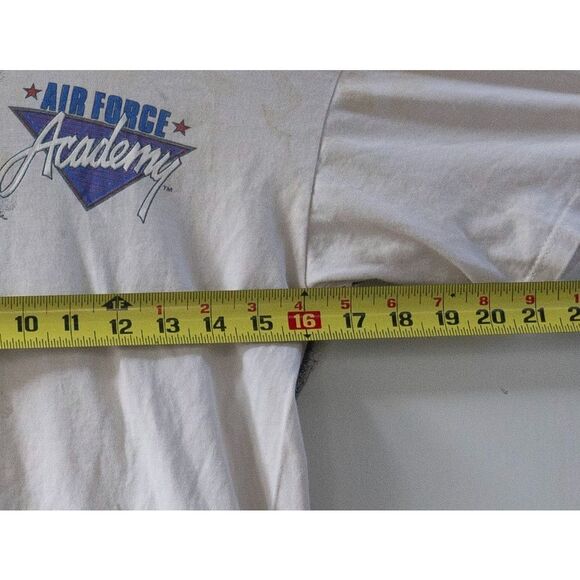 Vintage 90's 1992 USAFA Air Force Academy AOP All Over Print T-Shirt Size L - Picture 5 of 9